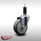 Service Caster 4'' SS Gray Poly Wheel Swivel 1-1/8'' Expanding Stem Caster SCC-SSEX20S414-PPUB-118 - alternate 4